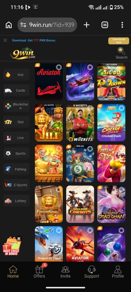 9win game download for android